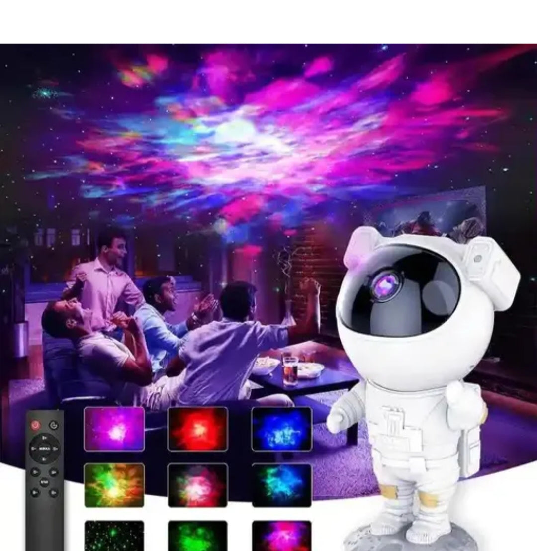 Astronaut Galaxy Projector with Remote Control-360° Adjustable Timer Kids A...