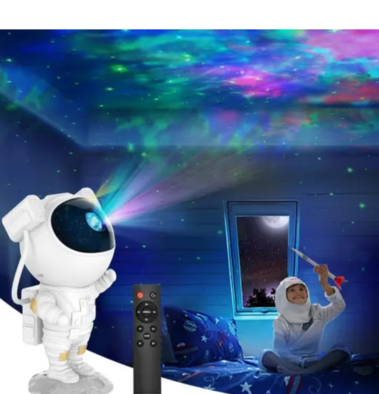 Astronaut Galaxy Projector with Remote Control-360° Adjustable Timer Kids A...