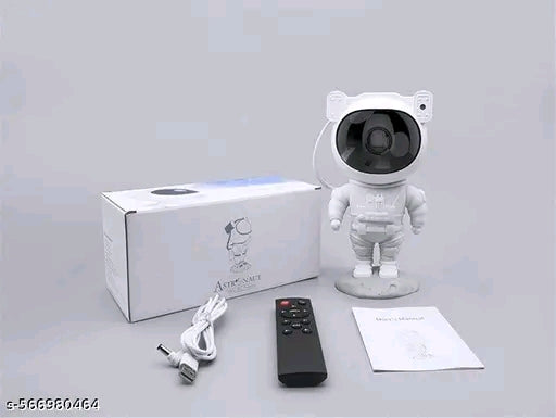 Astronaut Galaxy Projector with Remote Control-360° Adjustable Timer Kids A...