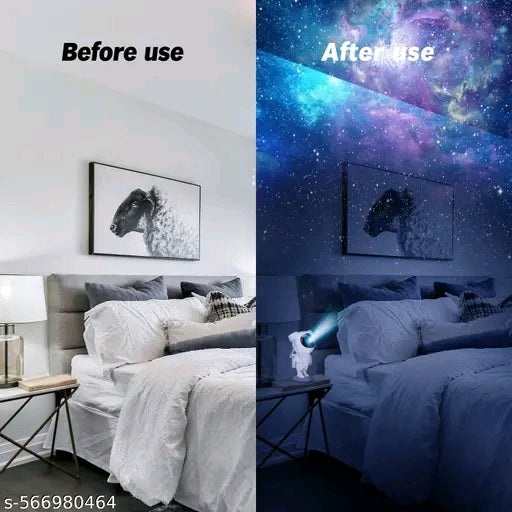 Astronaut Galaxy Projector with Remote Control-360° Adjustable Timer Kids A...