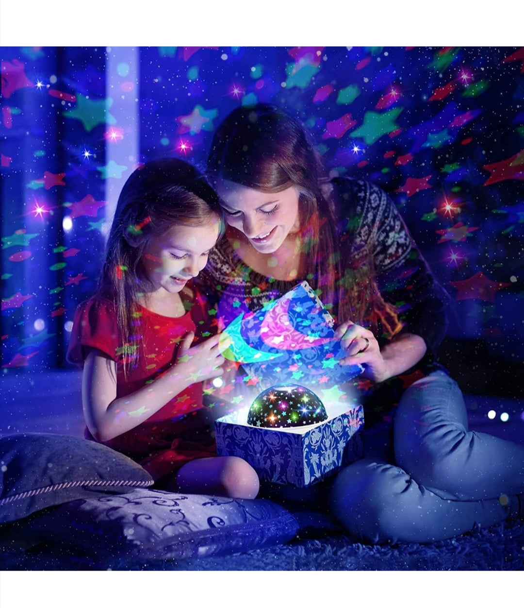 Star Master Rotating 360 Degree Moon Night Light Lamp Projector With Color...