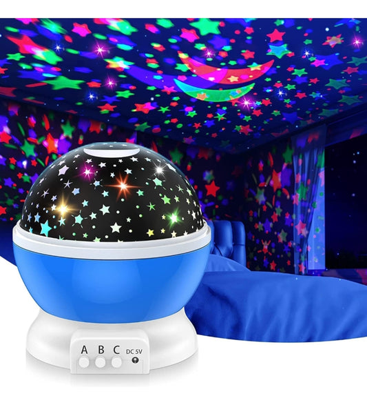 Star Master Rotating 360 Degree Moon Night Light Lamp Projector With Color...